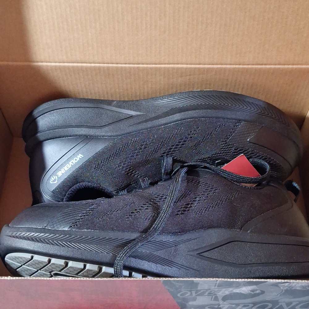 NWT Wolverine Woen's Black Mesh Athletic Sneakers - Picture 6 of 6